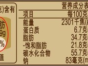 营养标签成分检测