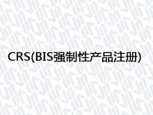 CRS(BIS强制性产品注册)