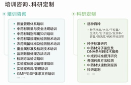 中药检测培训咨询服务