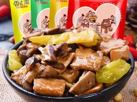 预制菜开袋即食豆干，鸡胸肉