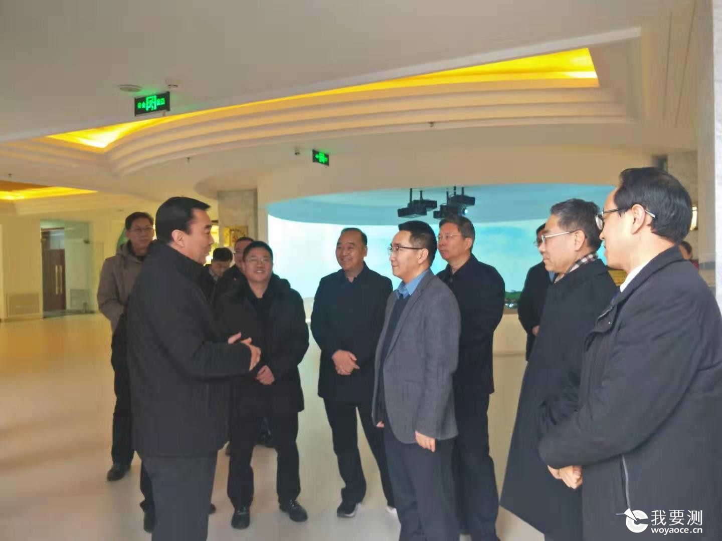 热烈欢迎省委常委、统战部部长马廷礼等一行莅临甘肃中心
