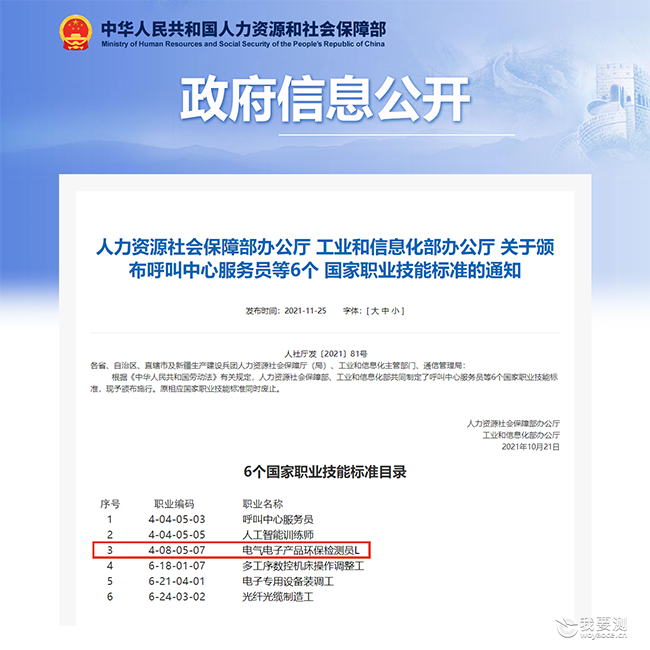 国家新职业来了！广电计量参与审定的国家职业技能标准正式发布