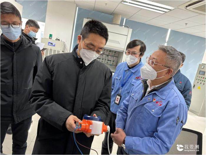 市市场监管局王益洋副局长携队赴燃气检测公司 开展燃气器具产品质量状况调研